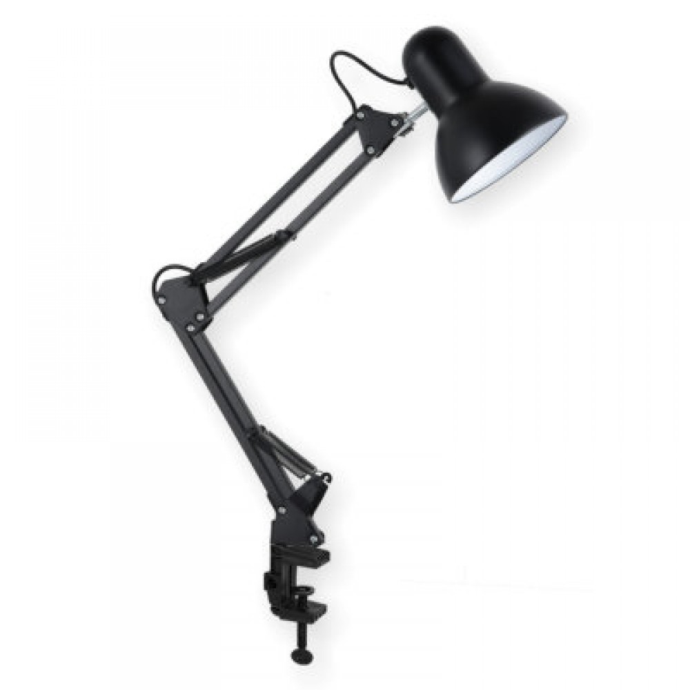 Настольная лампа (струбцина) lebron E27 40W Black 450