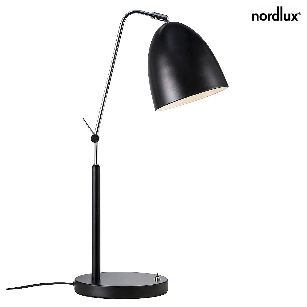 Настольная лампа Nordlux 48635003 Alexander Black Ø160/540