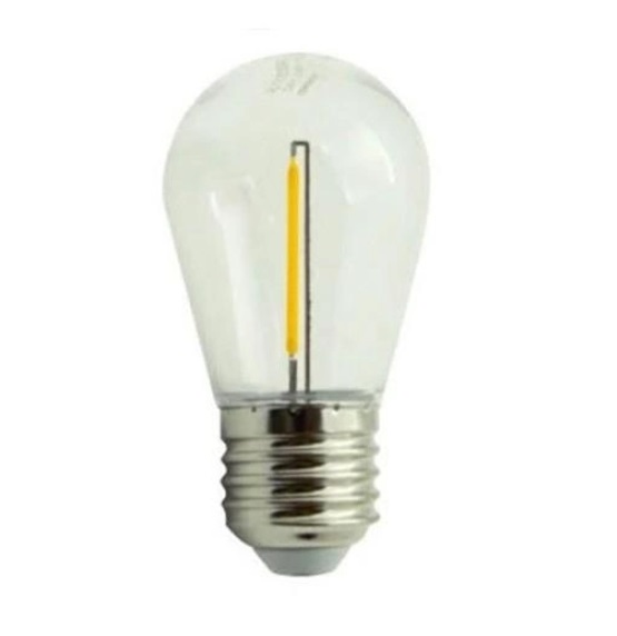 Лампа светодиодная lemanso lM3078 S14 Е27 1W 4000K 60lm Clear (прозрачная)