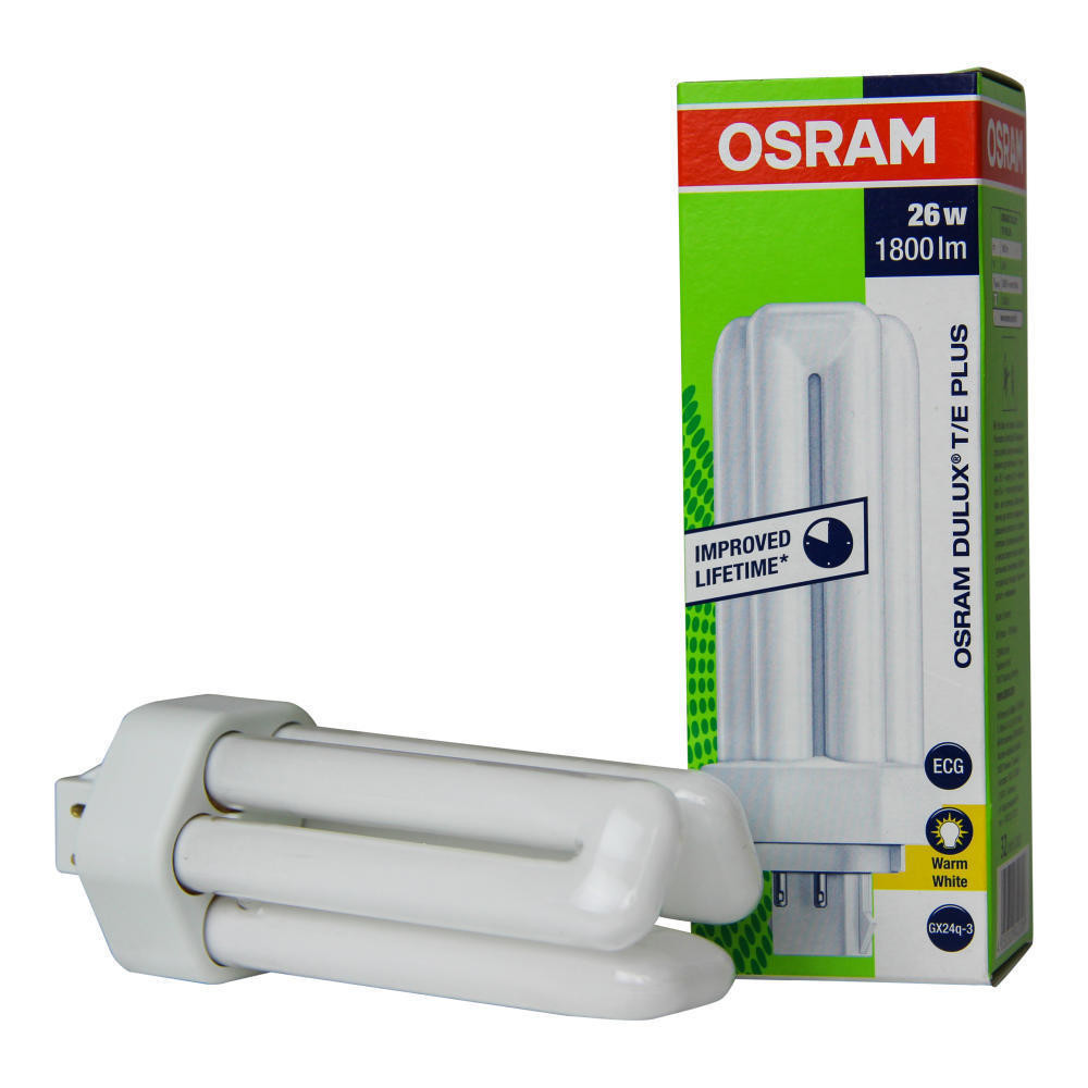 Лампа энергосберегающая Osram Dulux T/E Plus 26W 830 GX24-q3 3000K 1800lm