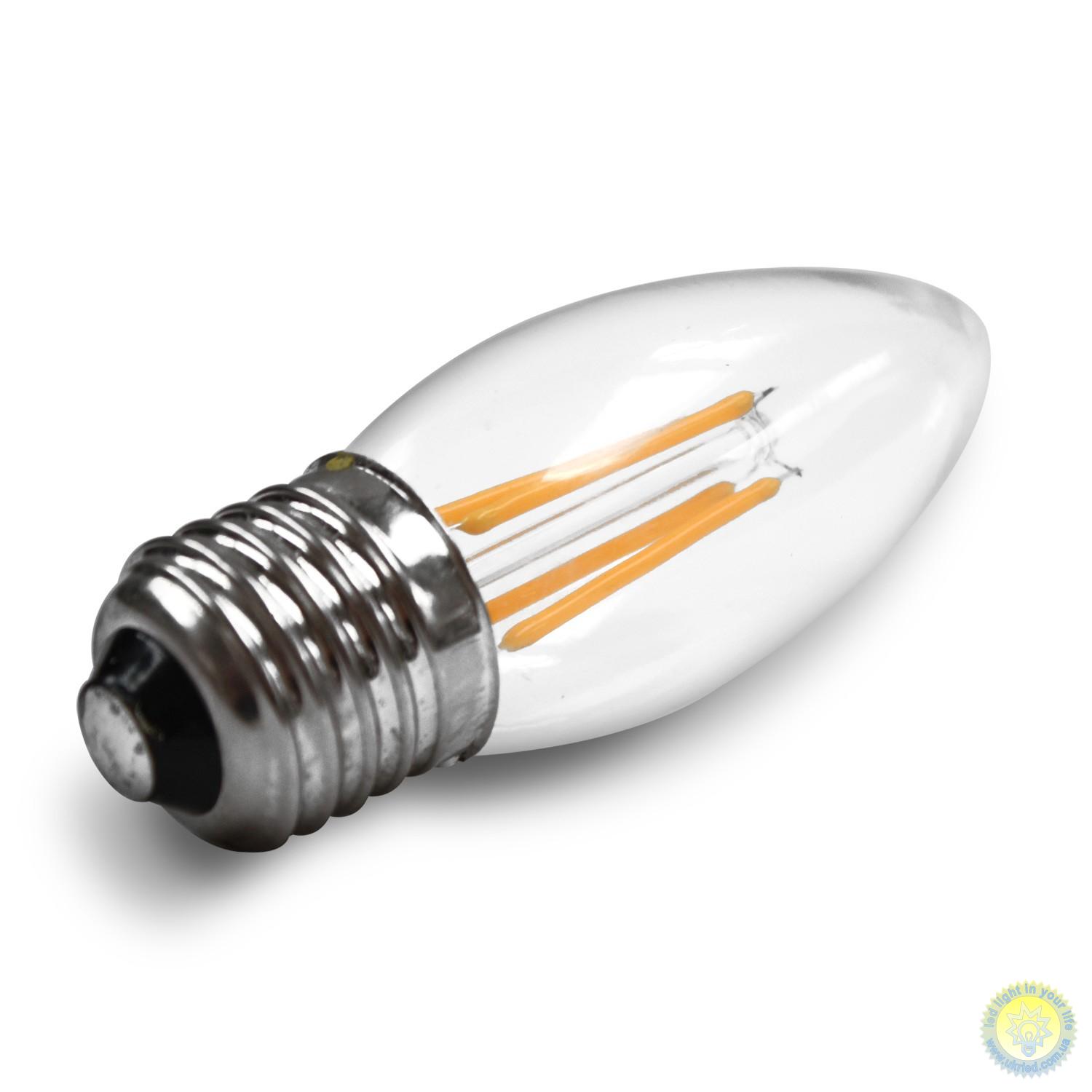 Лампа светодиодная Filament Osram E27 5W 4000K 660lm 320° AC220V-230V
