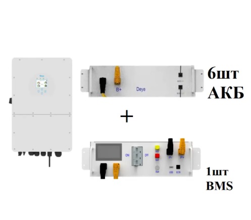 Комплект аварийного питания инвертор Deye SUN-20K-SG01HP3 Комплект аварийного питания инвертор Deye SUN-20K-SG01HP3