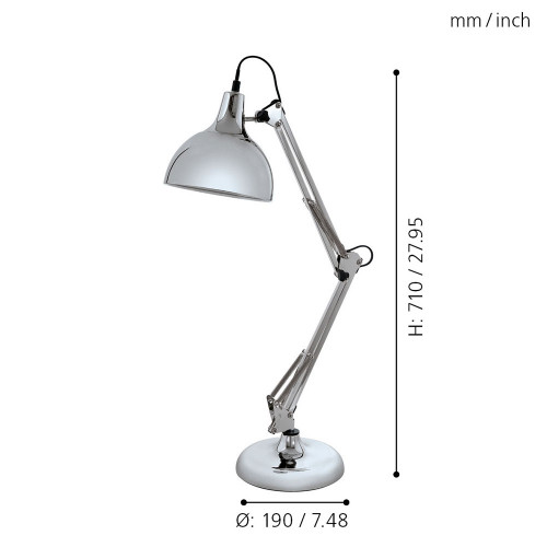 Настольная лампа Eglo 94702 Borgillio 710