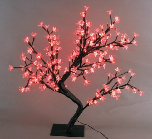 Светодиодное дерево "Цветущая Сакура" 0.60m бело-розовое свечение