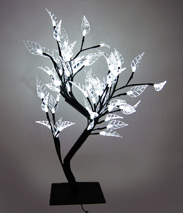 Светодиодное дерево "Бонсай" 0.45m белое свечение