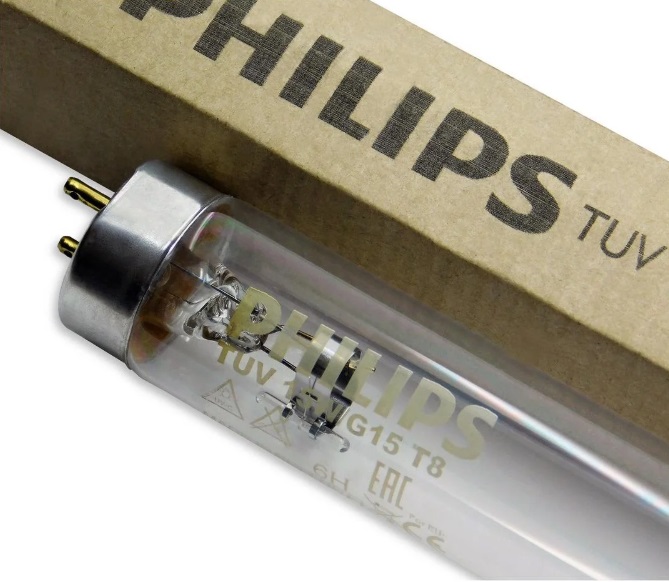 Лампа бактерицидная промышленного очищения воды Philips TUV TL-D 15W G13 452mm