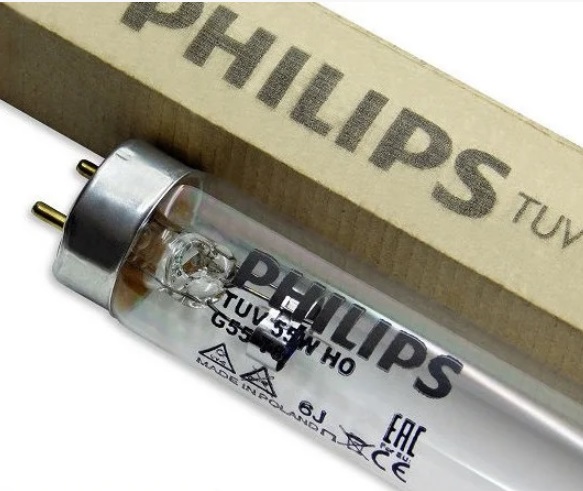 Лампа бактерицидная промышленного очищения воды Philips TUV 55W G13 HO 908mm