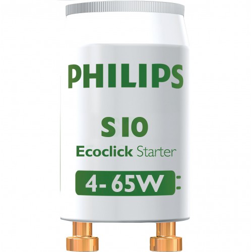 Стартер для люминесцентных ламп Philips Ecoclick StartersS10 220-240V 4-65W