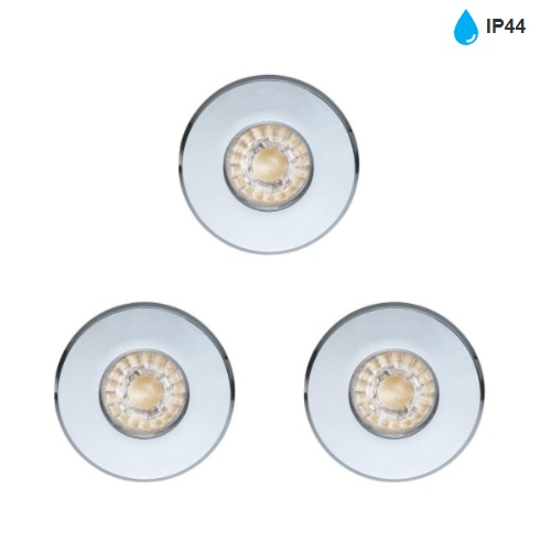 Светильник точечный врезной Eglo 94978 GU10 IP44 Igoa Ø85 (3 шт.)