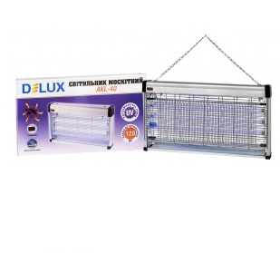 Светильник для уничтожения насекомых Delux AKL-40 3х20W G13 220V 120м² IP20