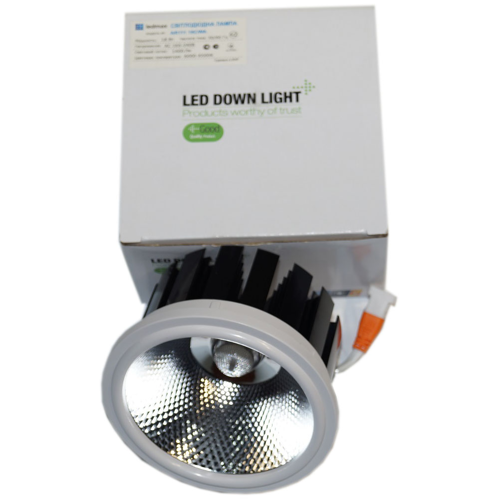 Лампа светодиодная ledmax AR111 18W G53 220V 6000K 1400lm
