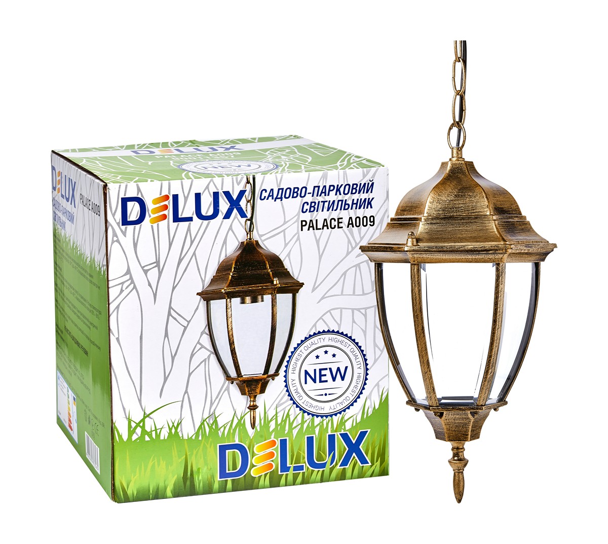 Светильник уличный подвесной Delux 90011357 Palace A009