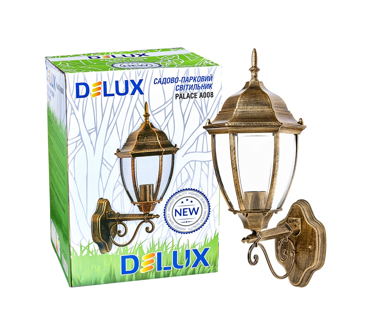 Бра уличное Delux 90011355 Е27 Palace A008 480