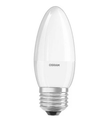 Лампа светодиодная Osram B60 6,5W/840 E27 4000K 550lm 300° AC230V