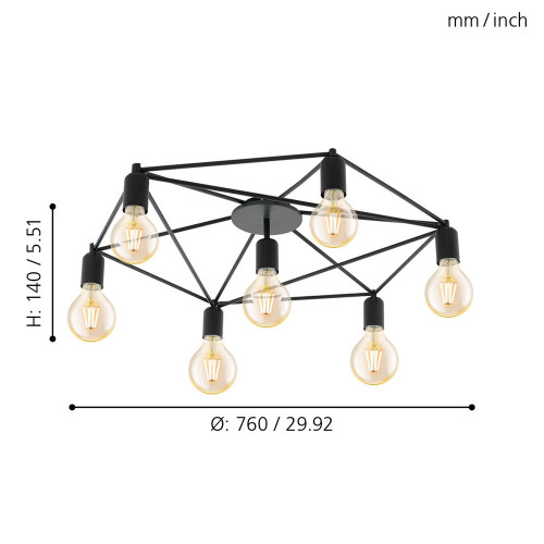 Люстра Eglo 97904 Staiti Ø760/140