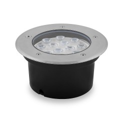 Светильник грунтовой Feron 12W 2700K 840lm IP67 Ø180