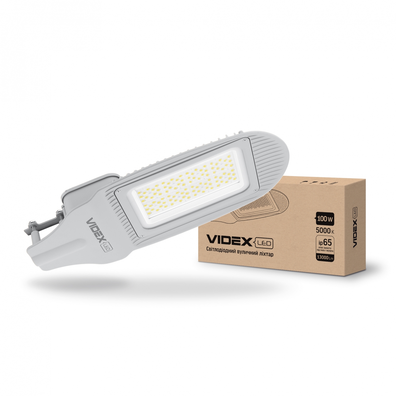 Светильник светодиодный консольный Videx 100W 5000K 13000lm IP65 100V-305V