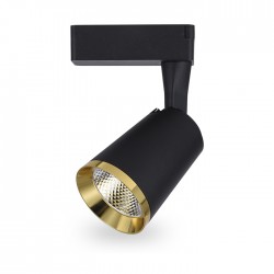 Спот трековый Feron Al111 18W 4000K 1530lm IP40 Black/Gold