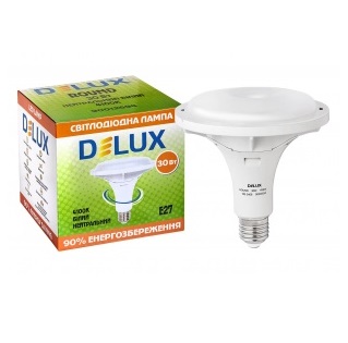 Лампа светодиодная Delux Round E27 30W 4100K 2600lm 120° AC170V-240V