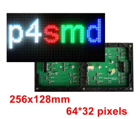 Светодиодный дисплей P4 32X64 IP20 SMD2121 RGBS ПОЛНОЦВЕТНЫЙ