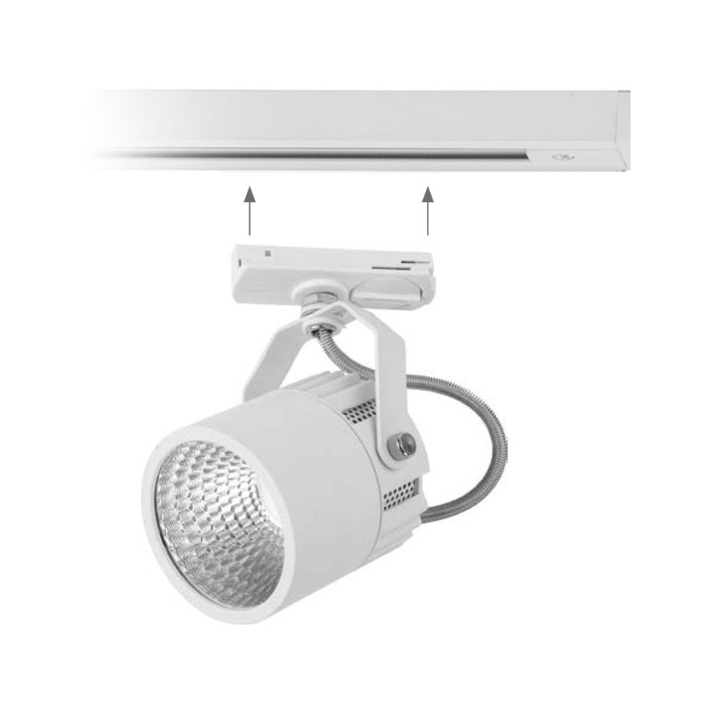 Спот светодиодный трековый TK lighting 4144 10W 3000K Tracer White