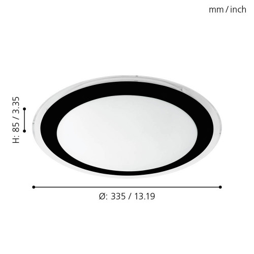 Светильник светодиодный Eglo 99404 18W 3000K Competa Ø335/85