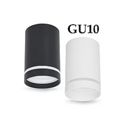 Светильник точечный накладной Feron Ml308 GU10 70 ассортимент: белый, черный