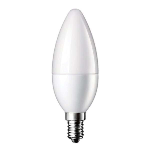 Лампа светодиодная Velmax C37 E14 6W 3000K 540lm 280 ° AC220V