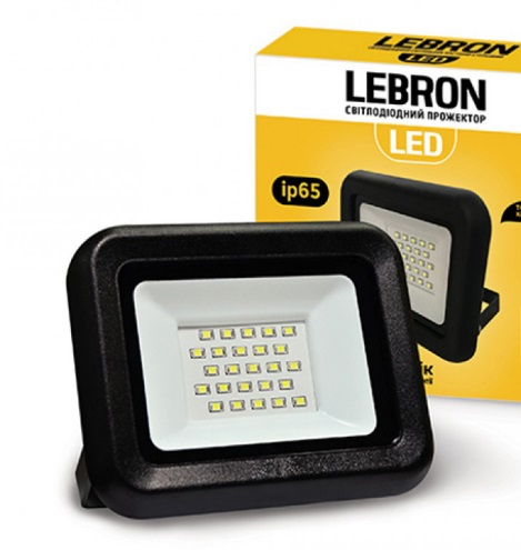 Прожектор светодиодный низковольтный lebron 30W 6200K 2400lm AC/DC12V IP65