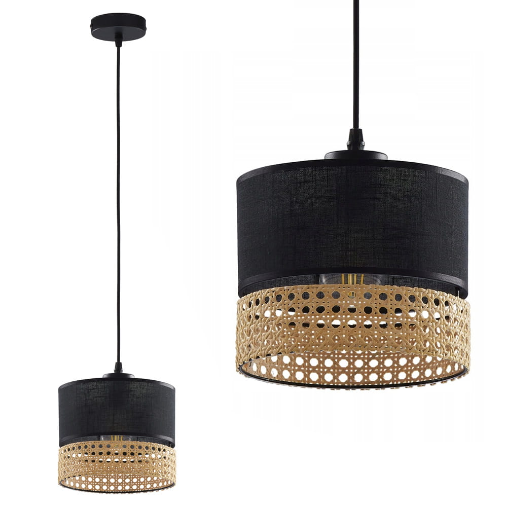 Светильник TK lighting 6544 Paglia Black Ø200/1700