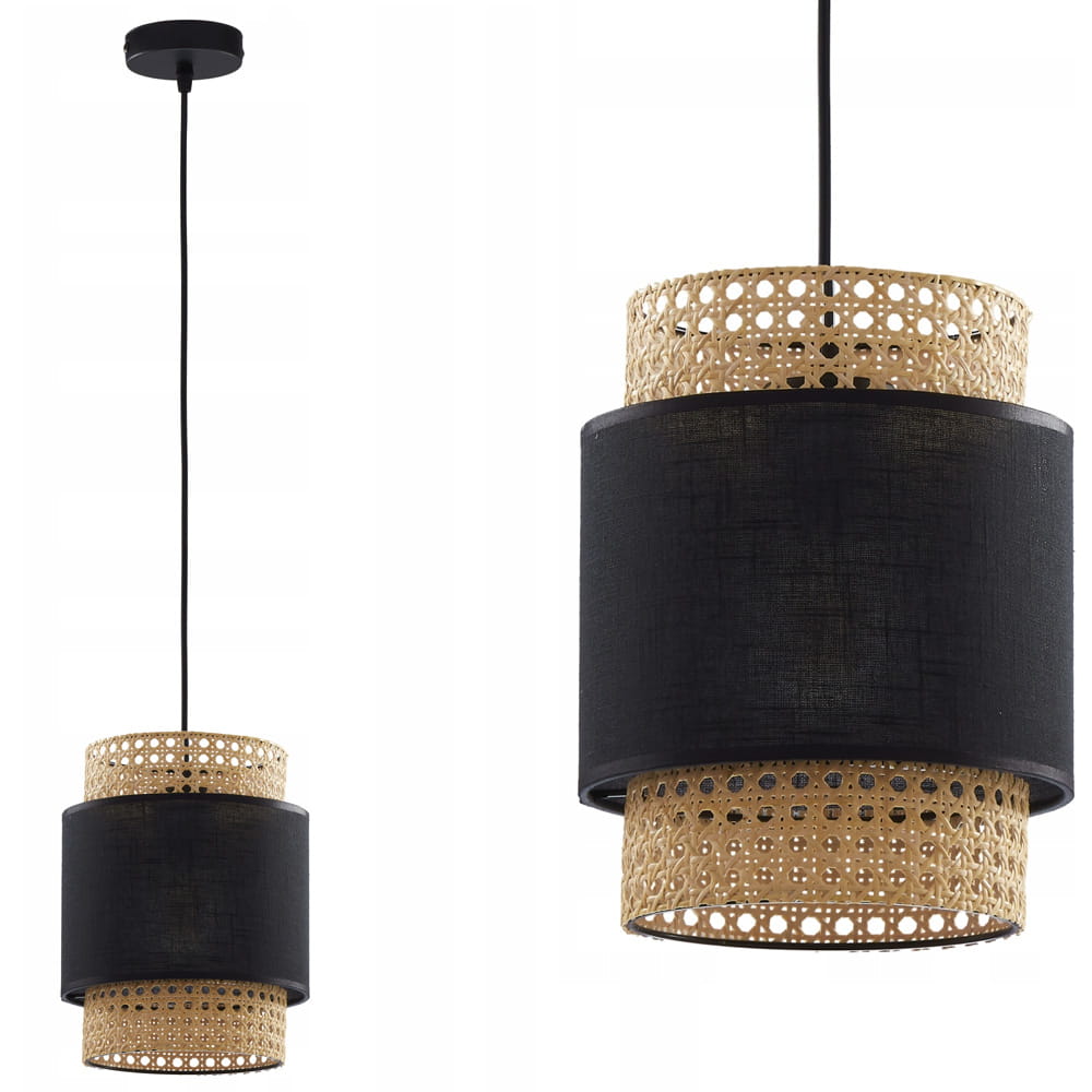 Светильник TK lighting 6540 Boho Black Ø200/1700