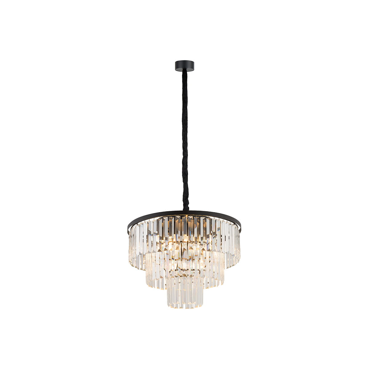 Люстра хрустальная Nowodvorski 7616 Cristal Black Ø560/1400