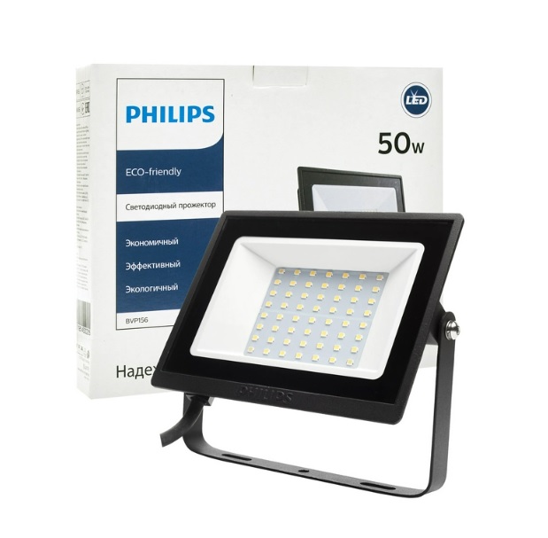 Прожектор светодиодный Philips BVP156 50W 6500K 4000lm IP65 AC220V-240V