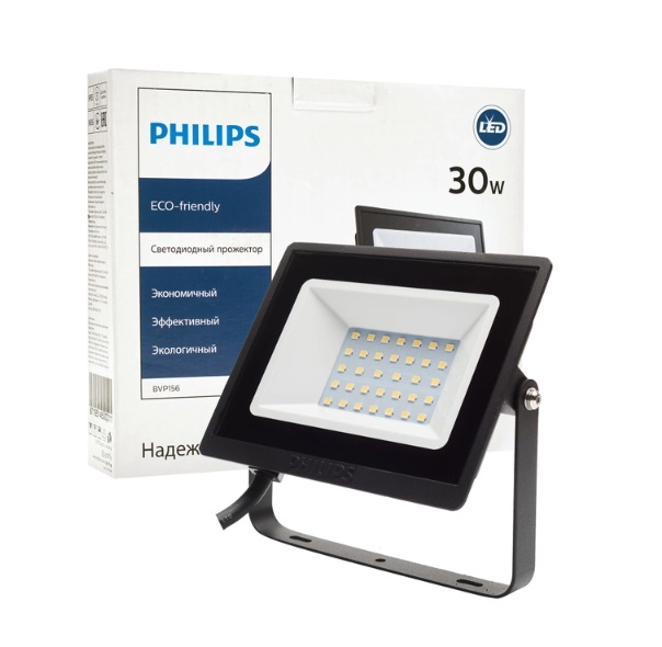 Прожектор светодиодный Philips BVP156 30W 6500K 2400lm IP65 AC220V-240V