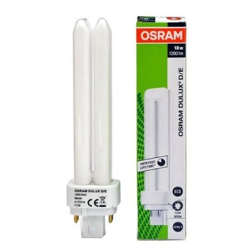 Лампа люминесцентная Osram Dulux D/E 18W/840 G24q-2 4000K 1200lm
