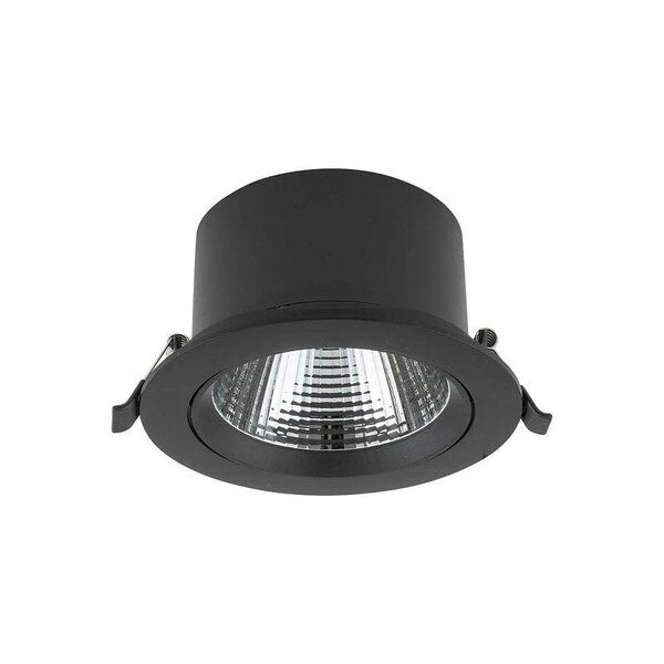 Светильник точечный Nowodvorski 10557 15W 3000K IP20 Egina BK Ø140/80