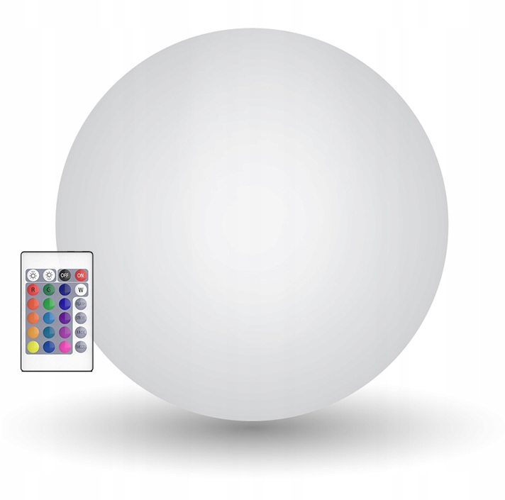 Светильник парковый на солнечной батарее Goldlux 311351 3000K+RGB IP65 Kula Ø300