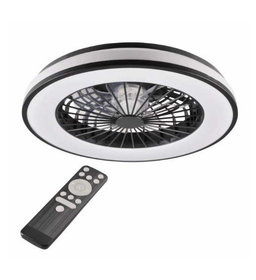 Люстра-вентилятор DIM Goldlux 325808 48W 3000К-6500К libya Kenya Ø485/185