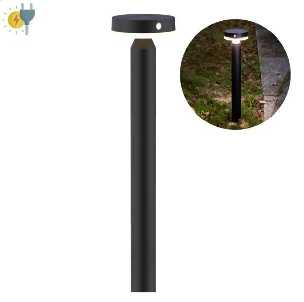 Столбик с солнечной панелью; с д/д Goldlux 329790 4.5W 4000K IP44 Gwinea 500