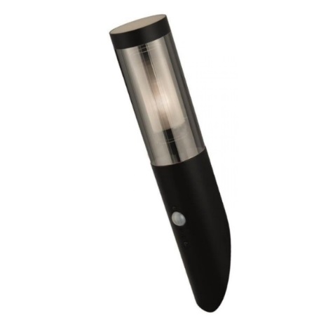 Бра с д/д Searchlight 93901BK-PIR E27 IP44 Outdoor Post