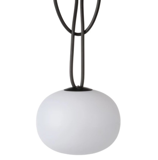 Светильник аккумуляторный; порт USB Kanlux 38032 1W 3000K IP54 Stono Milk Ø230