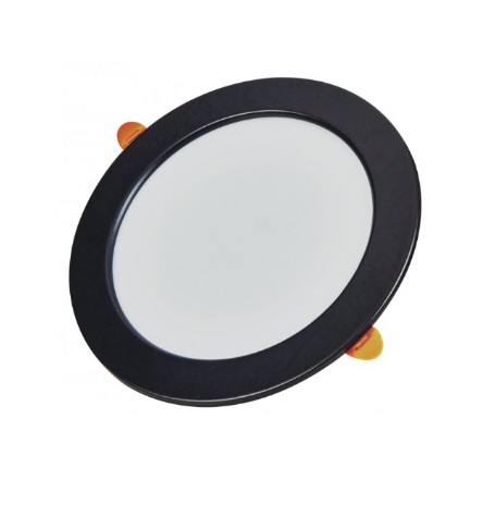 Cветильник точечный lebron 9W 4000K 720lm IP20 BK Ø118