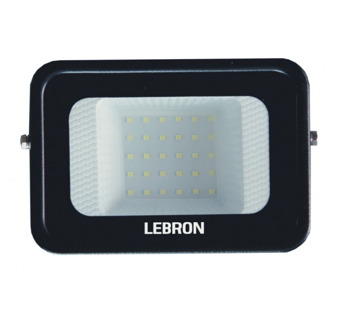 Прожектор светодиодный lebron 30W 6500K 2400lm IP65 AC220V