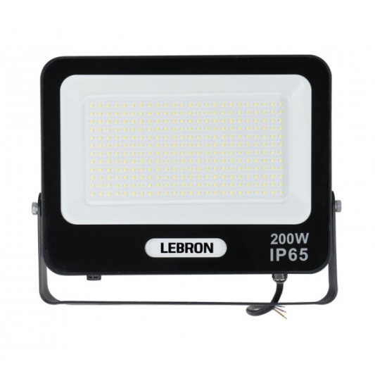 Прожектор светодиодный lebron 200W 6500K 20000lm IP65 AC220V