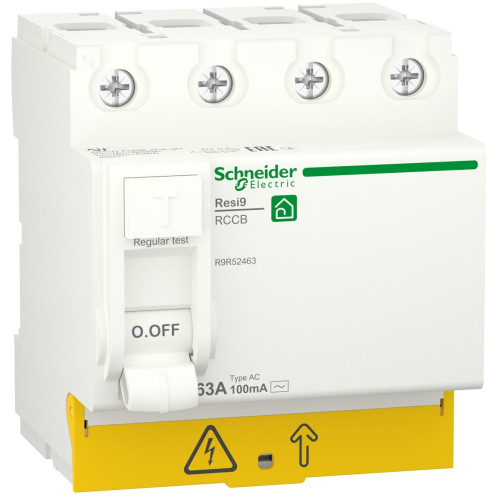 УЗО 4P 63A 100mA АС Resi9 Schneider Electric