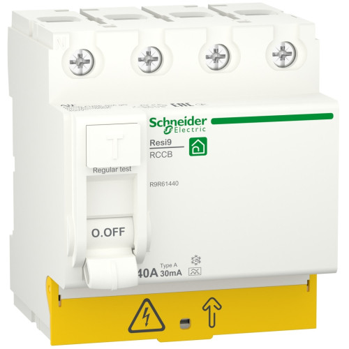 УЗО 4P 40A 30mA А Resi9 Schneider Electric