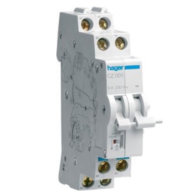 Блок-контакт CA и сигнальный контакт Hager CZ001 SD 230V 6А