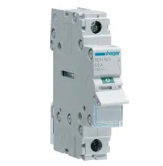 Выключатель нагрузки Hager SBN163 1-полюсный 63А 230V
