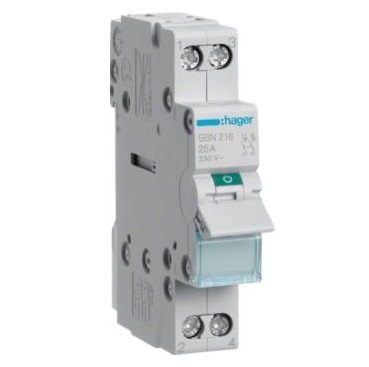 Выключатель нагрузки Hager SBN216 2-полюсный 16А 230V
