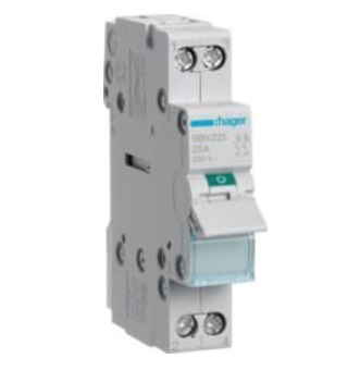 Выключатель нагрузки Hager SBN225 2-полюсный 25А 230V